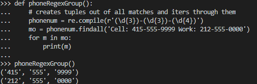 python regex