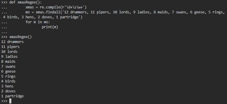 python regex